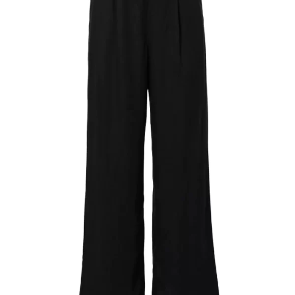 Γυναικείο Λινό Παντελόνι Μαύρο S.Oliver 2164286-9999