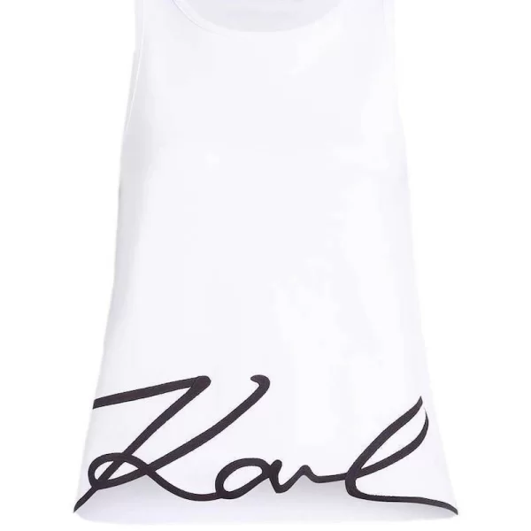 Karl Lagerfeld Γυναικείο Tank Top Λευκό Karl Lagerfeld A2W17066-100 White