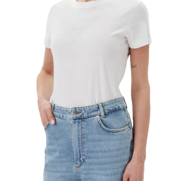 Γυναικείο C Esogo 2 MA Crystal T-Shirt Λευκό Boss 50538826-101
