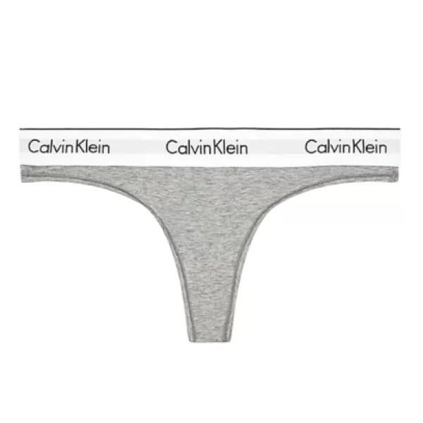 Γυναικείο Στρινγκ Γκρι Calvin Klein 0000F3786E-020