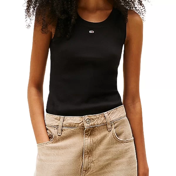 Γυναικείο Essential Tank Top Μαύρο Tommy Jeans DW0DW20673-BDS