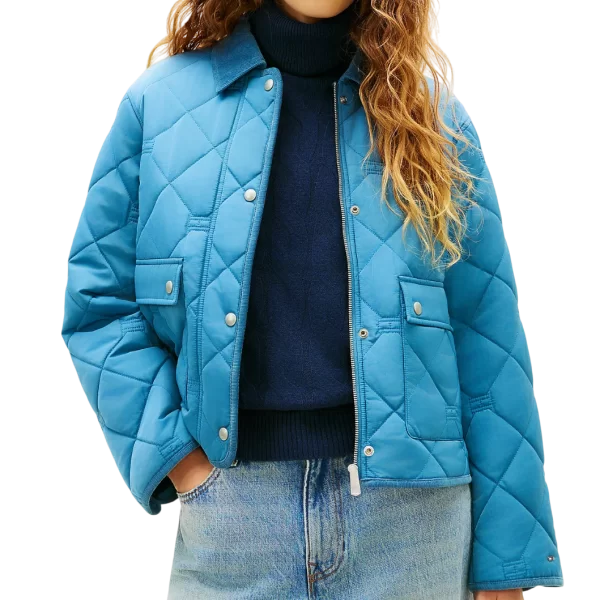 Γυναικείο Μπουφάν Μπλε Tommy Hilfiger WW0WW47998-DA2