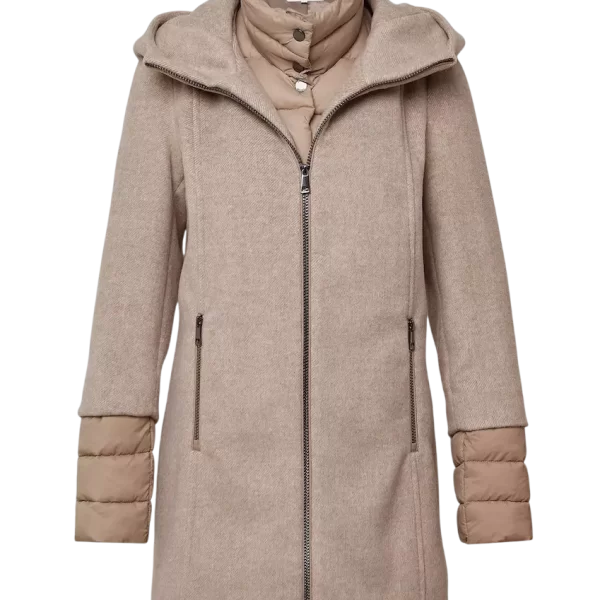 s.Oliver Γυναικείο Παλτό Μπεζ S.Oliver 2166605-81W8