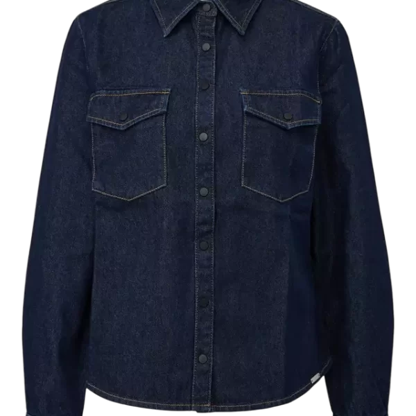 Γυναικείο Τζιν Πουκάμισο Navy Μπλε S.Oliver 2171223-58Z8