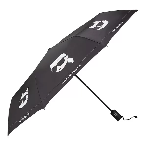 Ikon Ομπρέλα Μαύρη Karl Lagerfeld A4W50005-999 BLACK
