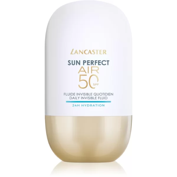 Lancaster Sun Perfect Air 50 24H Hydration εξαιρετικά ελαφρύ fluid προστασίας για ξηρή έως πολύ ξηρή επιδερμίδα SPF 50 40 ml