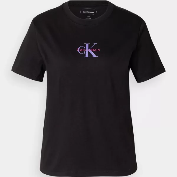 CALVIN KLEIN JEANS SS 20s CLASSIC LOGO TEE LV047C856G-UB1 Black