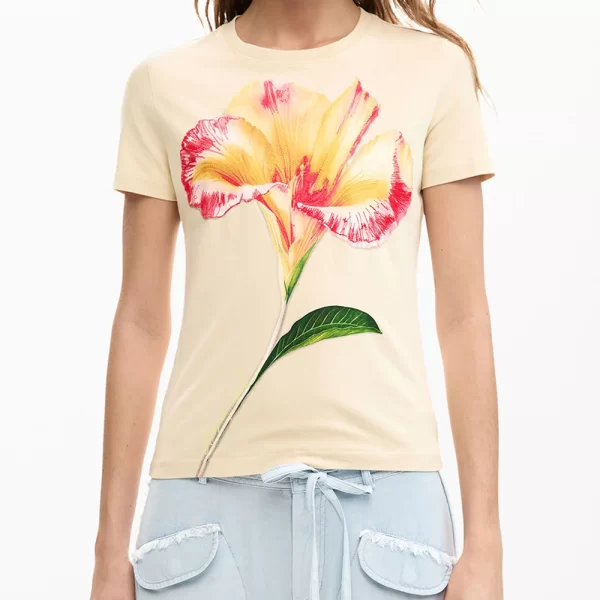 DESIGUAL TS_ESTOCOLMO ΜΠΛΟΥΖΑ ΓΥΝΑΙΚΕΙΟ 26SWTK03-1001 LightYellow