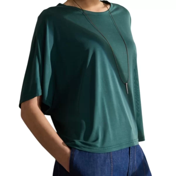 NAMASTE ΜΠΛΟΥΖΑ DICE SS0726005-GREEN DarkGreen