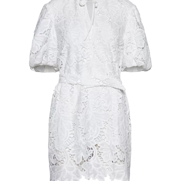 SILVIAN HEACH SHORT DRESS GAESE GPP26327VE-WHITE White