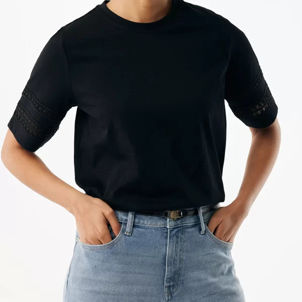MEXX Embroidery detail top MF007701361W-193911 Black