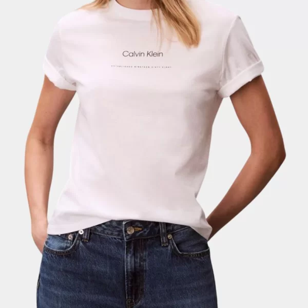 CALVIN KLEIN JEANS SS MULTI LOGO CLASSIC TEE LV047C811G-YAF OffWhite