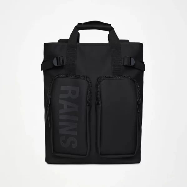 RAINS Texel Tote Backpack W3 14240-001 Black