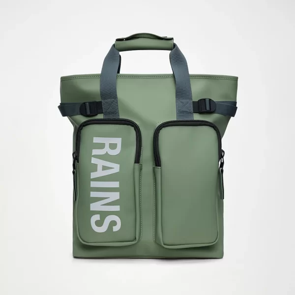 RAINS Texel Tote Backpack W3 14240-145 GreenSnake