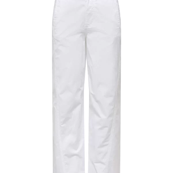ONLY ONLLIANA HW BELT WIDE PANT PNT 15367359-BRIGHT WHITE White