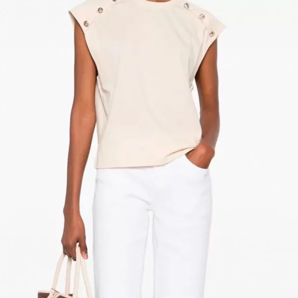 TWINSET ΜΠΛΟΥΖΑ 261TP2340-07222 Cream