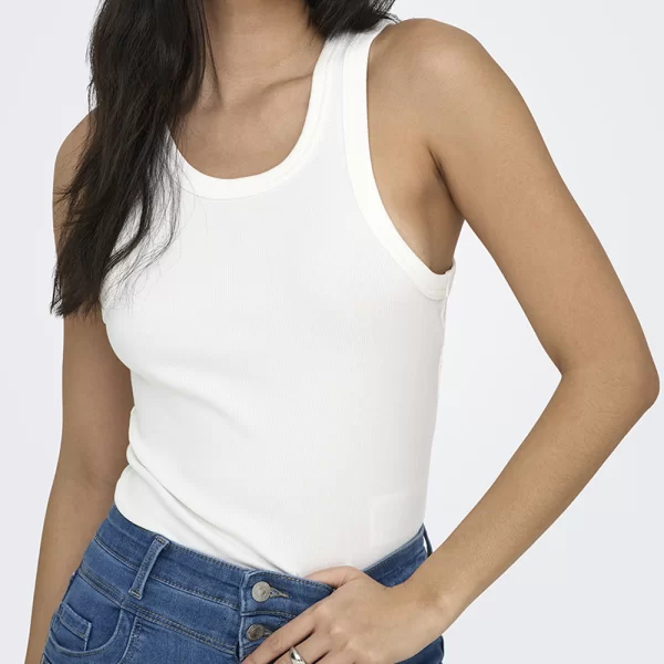 ONLY ONLVAL 2-WAY TANK TOP JRS NOOS 15371705-Cloud Dancer White