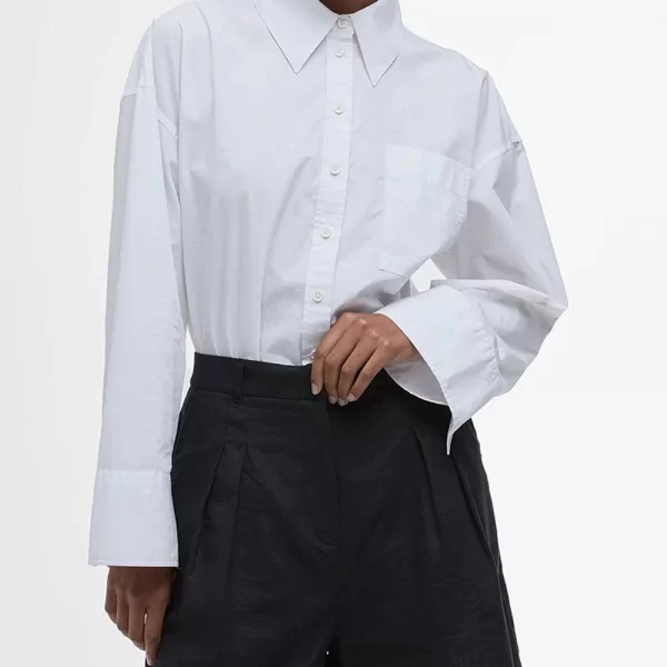 BARBOUR ΠΟΥΚΑΜΙΣΟ LSH1663-BRWH11 White