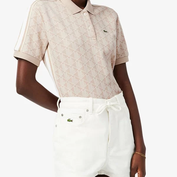 LACOSTE ΜΠΛΟΥΖΑ ΠΟΛΟ ΚΜ 3DF3364-8GI Biege