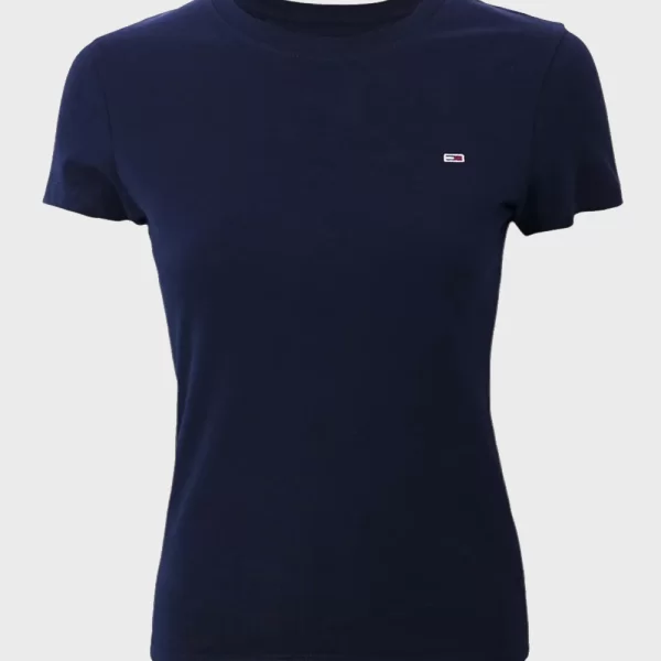 TOMMY JEANS TJW C-NECK TEE DW0DW20459-C1G DarkBlue