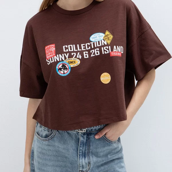 TOI&MOI ΜΠΛΟΥΖΑ 80-6789-126-330 Brown