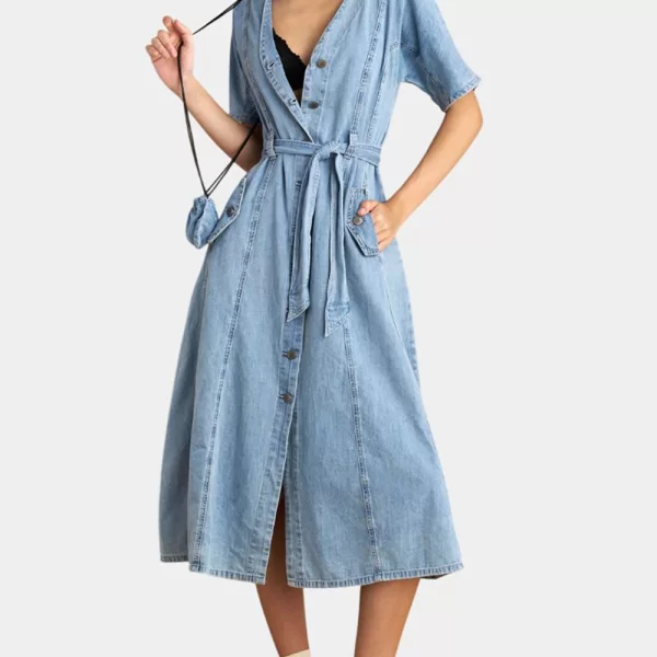 ATTRATTIVO ΦΟΡΕΜΑ&ΖΩΝΗ&ΤΣΑΝΤΑ 9922952-LBLUE DenimLightBlue