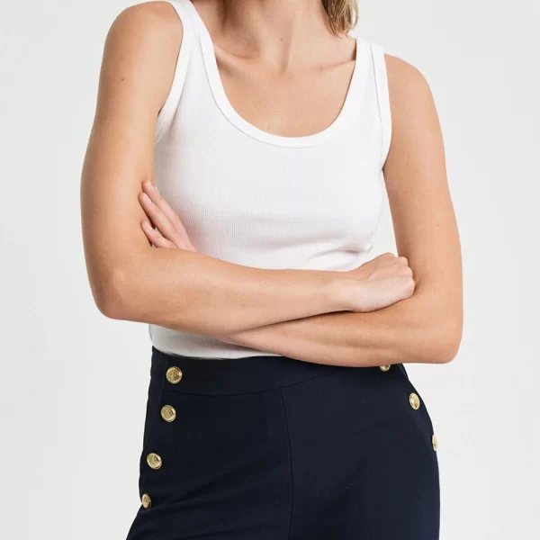 GANT ΜΠΛΟΥΖΑ ΧΜ SLIM RIBBED TANK TOP 3GW4201409-110 White