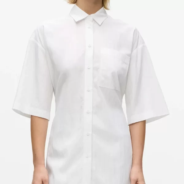 KARL LAGERFELD JEANS KLJ RELAXED BLOUSE B2W11022-100 White