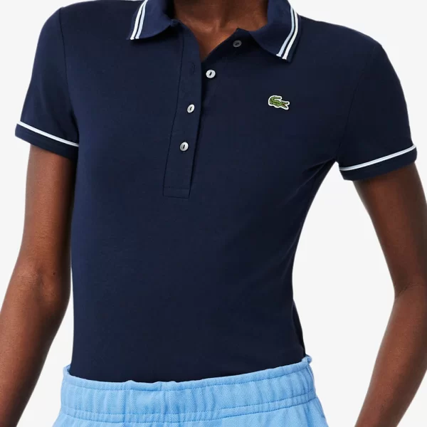 LACOSTE ΜΠΛΟΥΖΑ ΠΟΛΟ ΚΜ POLO SS 3DF5284-3UI NavyBlue