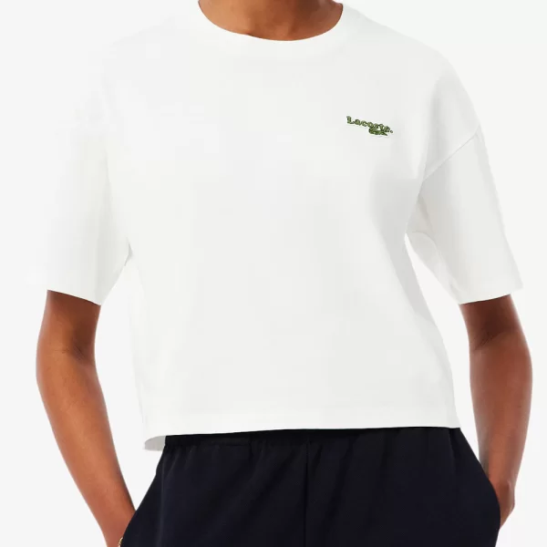 LACOSTE ΜΠΛΟΥΖΑ ΚΜ TEE-SHIRT SS 3TF7605-70V OffWhite