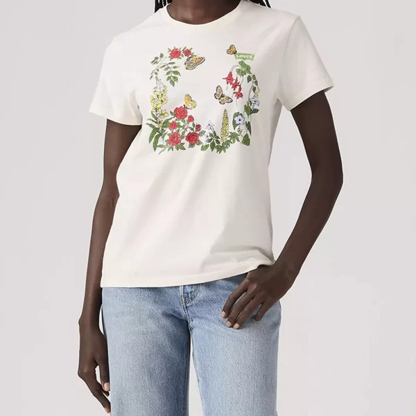 LEVIS THE PERFECT TEE 17369-3221-3221 Ecru