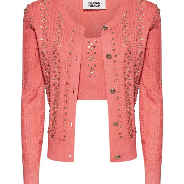 SILVIAN HEACH TWINSET SELAJI GPP26098TW-CORAL Coral