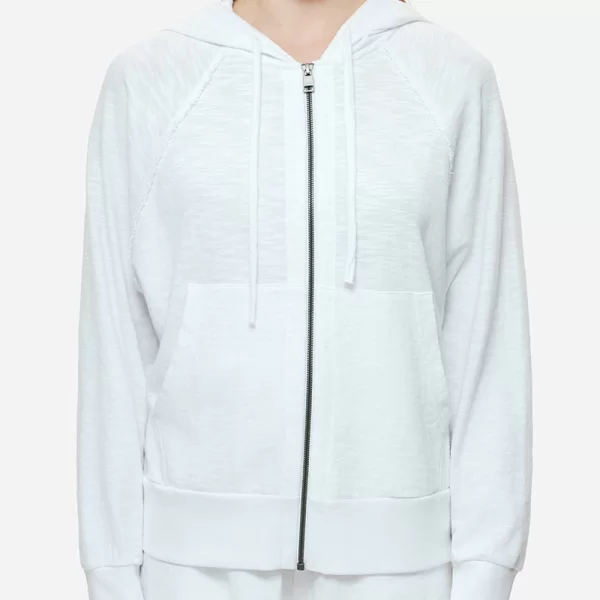 DIRTY LAUNDRY REGULAR RAGLAN FULLZIP DLWF000061-WHITE White