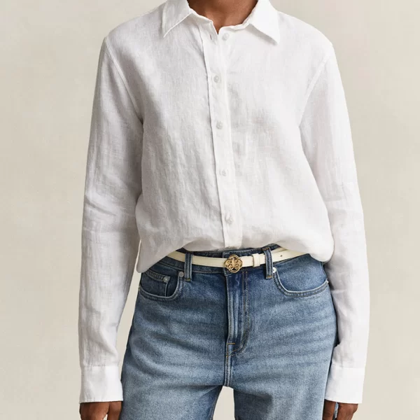 GANT ΥΠΟΚΑΜΙΣΟ ΜΜ REG LINEN LS SHIRT 3GW4300620-110 White