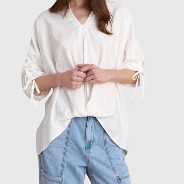 ATTRATTIVO ΤΟΥΝΙΚ 9922958-LEYKO White