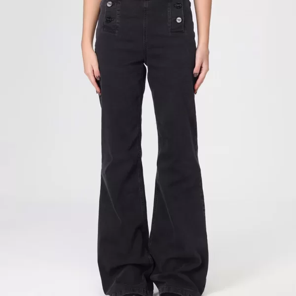 TWINSET Παντελονι 252TT2201-01103 Black