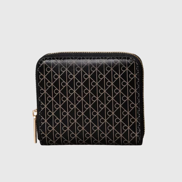 CALVIN KLEIN JEANS AOP SQUARE ZIP AROUND LV04F1089G-2XA Black