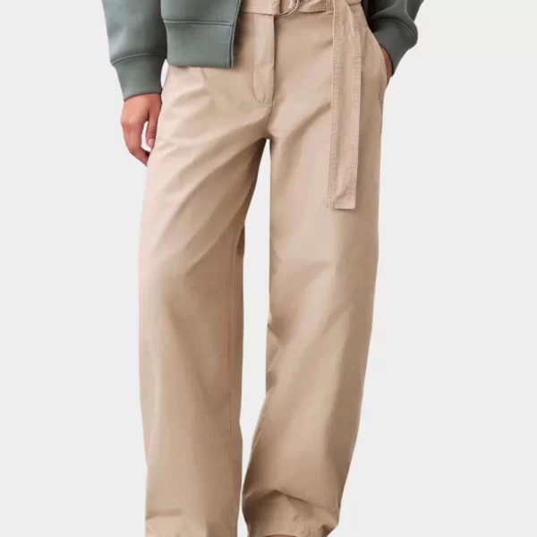 CALVIN KLEIN JEANS COTTON SEAMED PANT LV044E619G-2F2 Biege