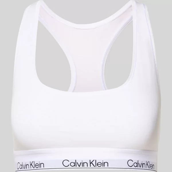 CALVIN KLEIN UNLINED BRALETTE LV00QF8493-100 White