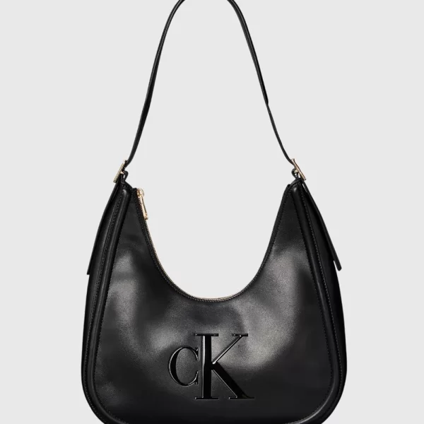 CALVIN KLEIN JEANS BOLD CK CRESCENT BAG LV04F3427G-UB1 Black