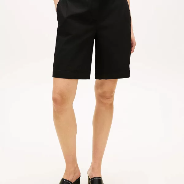 TOMMY HILFIGER CO GMD BLEND CHINO SHORT WW0WW49648-BDS Black