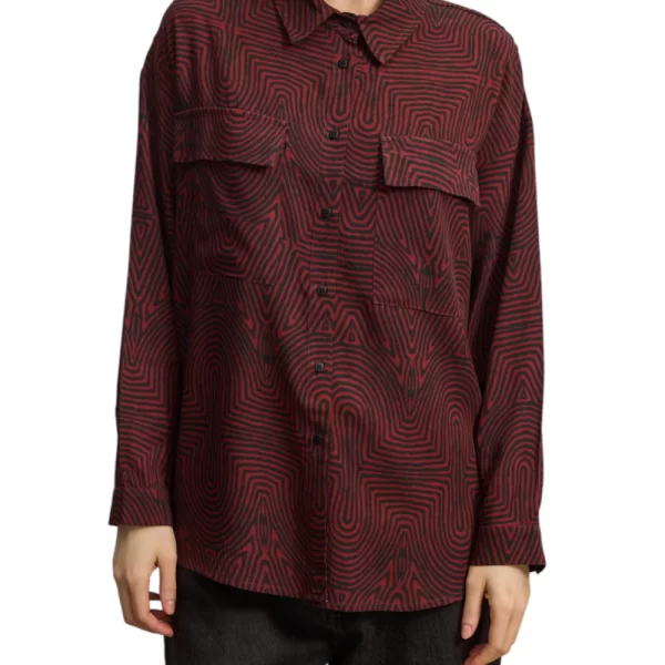 NAMASTE ΠΟΥΚΑΜΙΣΟ WW0425014-BURGUNDY Bordeux