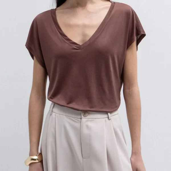 TOI&MOI ΜΠΛΟΥΖΑ 80-6720-126-331 Chocolate