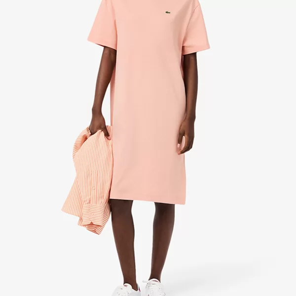 LACOSTE ΦΟΡΕΜΑ ΚΜ DRESS SS 3EF2883-UI2 Coral
