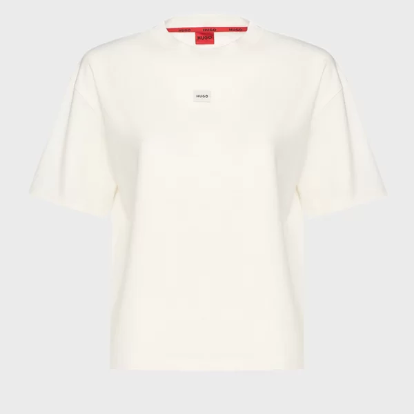 HUGO SIGNATURE_TSHIRT 10249155 01 50556807-101 OffWhite
