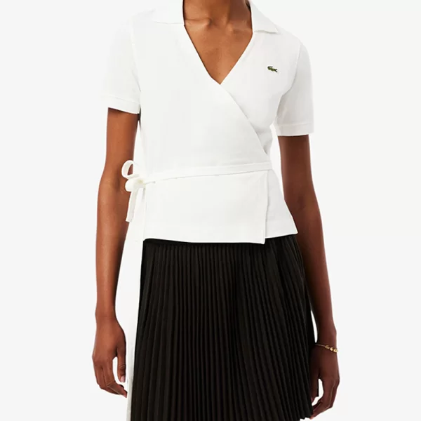 LACOSTE ΜΠΛΟΥΖΑ ΠΟΛΟ ΚΜ POLO SS 3PF9906-70V Cream