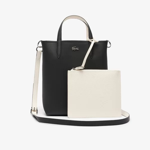 LACOSTE ΤΣΑΝΤΑ VERTICAL SHOPPING BAG 3NF2991AA-M66 Black