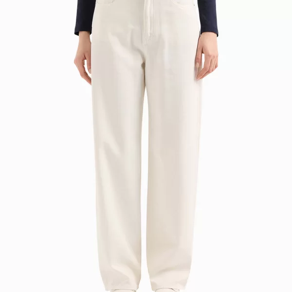 ARMANI EXCHANGE 5 POCKETS PANT XW000100AF12858-U1003 Ivory