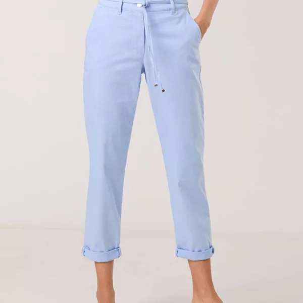 GERRY WEBER PANT LEISURE CROPPED 925045-66933-80933 LightBlue