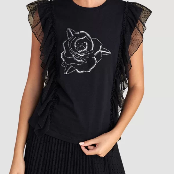 ATTRATTIVO ΜΠΛΟΥΖΑ 9921803-MAYRO Black